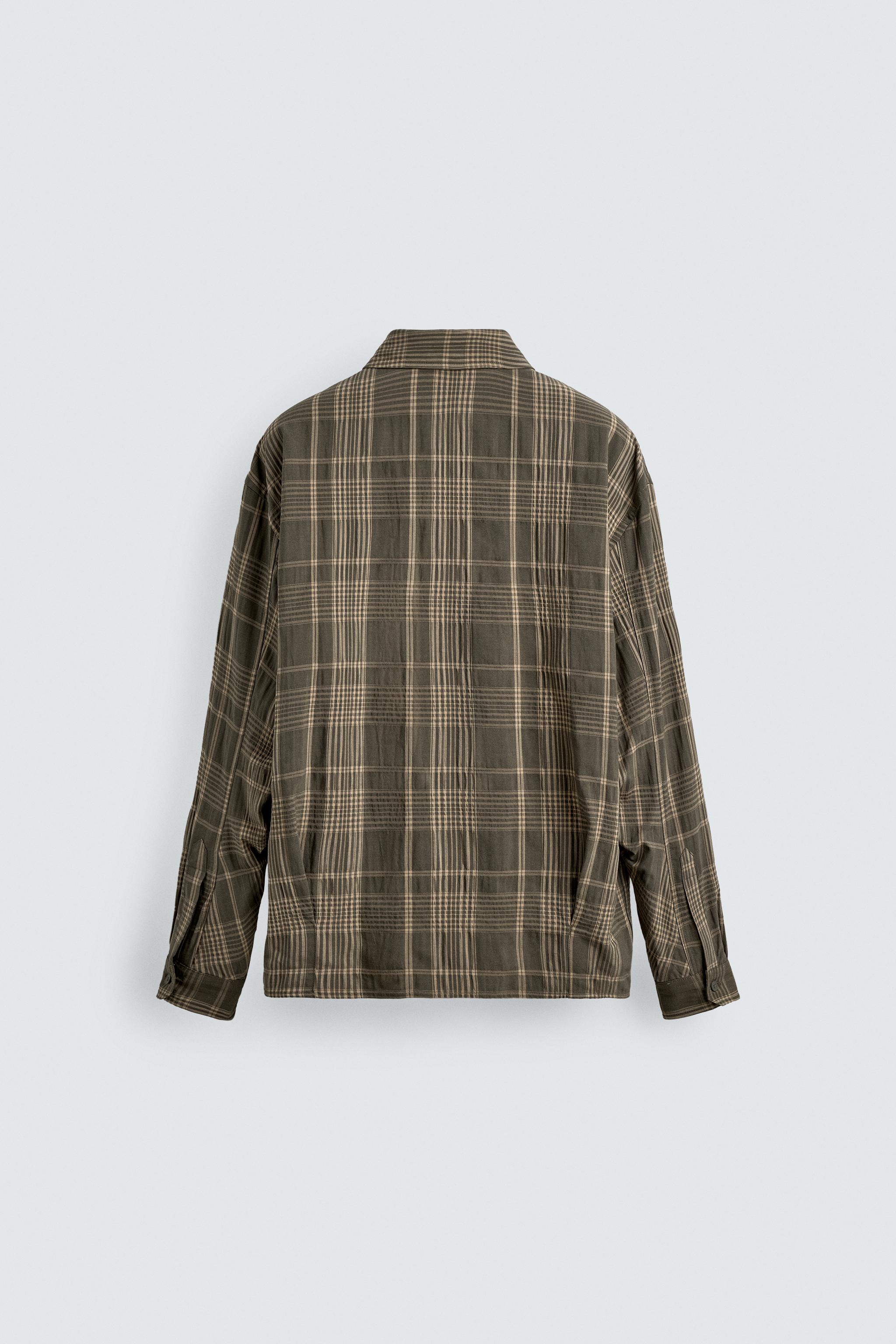 CHEMISE FLUIDE À CARREAUX